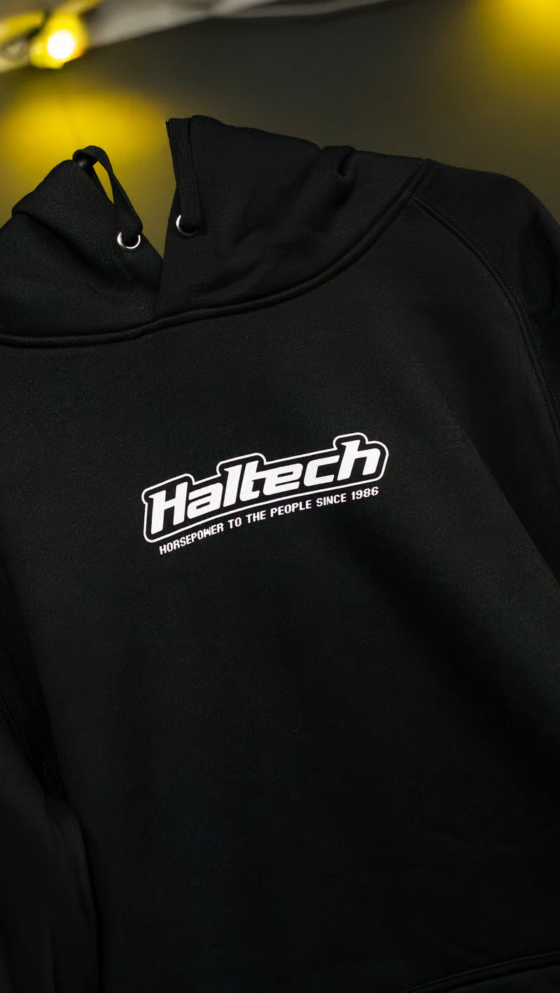Haltech Classic Hoodie - Black & White