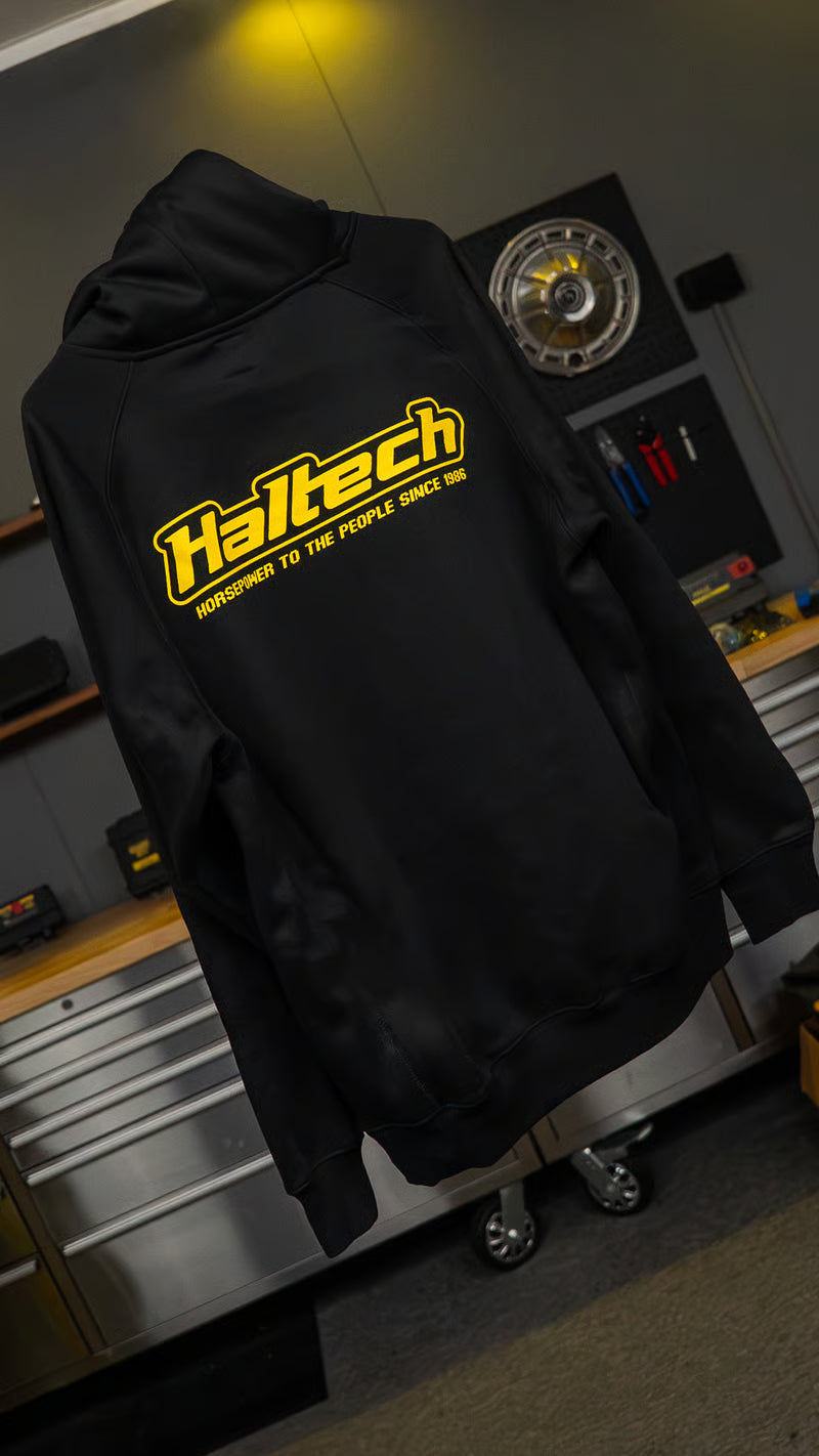 Haltech Classic Hoodie - Black & Yellow