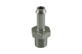 Fitting 6mm / 1/4" Hose End to 1/8 NPT Male Straight - Silver
