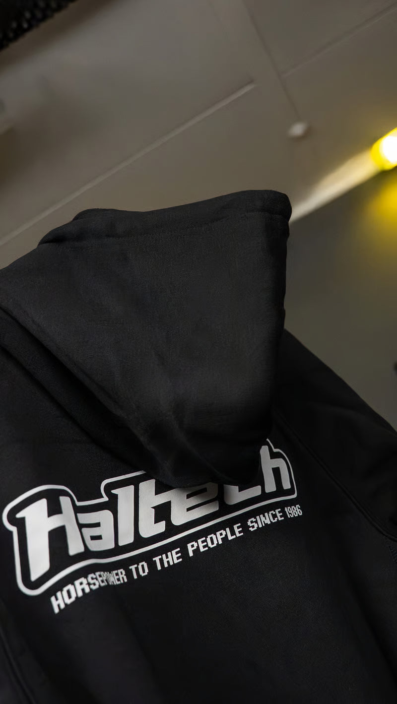 Haltech Classic Hoodie - Black & White