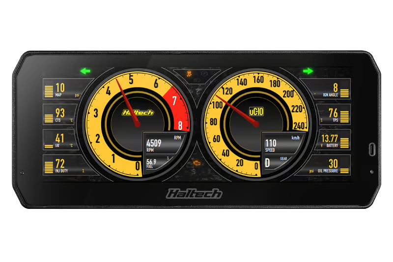 Haltech uC-10 Display Dash Size: 10in
