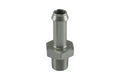 Fitting 8mm / 5/16" Hose End to 1/8 NPT Male Straight - Silver
