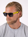 Haltech Novelty Sunglasses - Haltech Black and Yellow