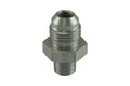 Fitting -6 AN Flare to 1/8 NPT Male Straight - Silver