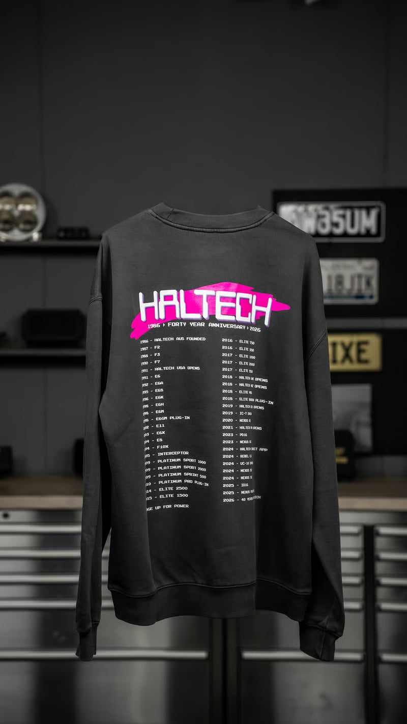 Haltech 40th Anniversary Crew Neck