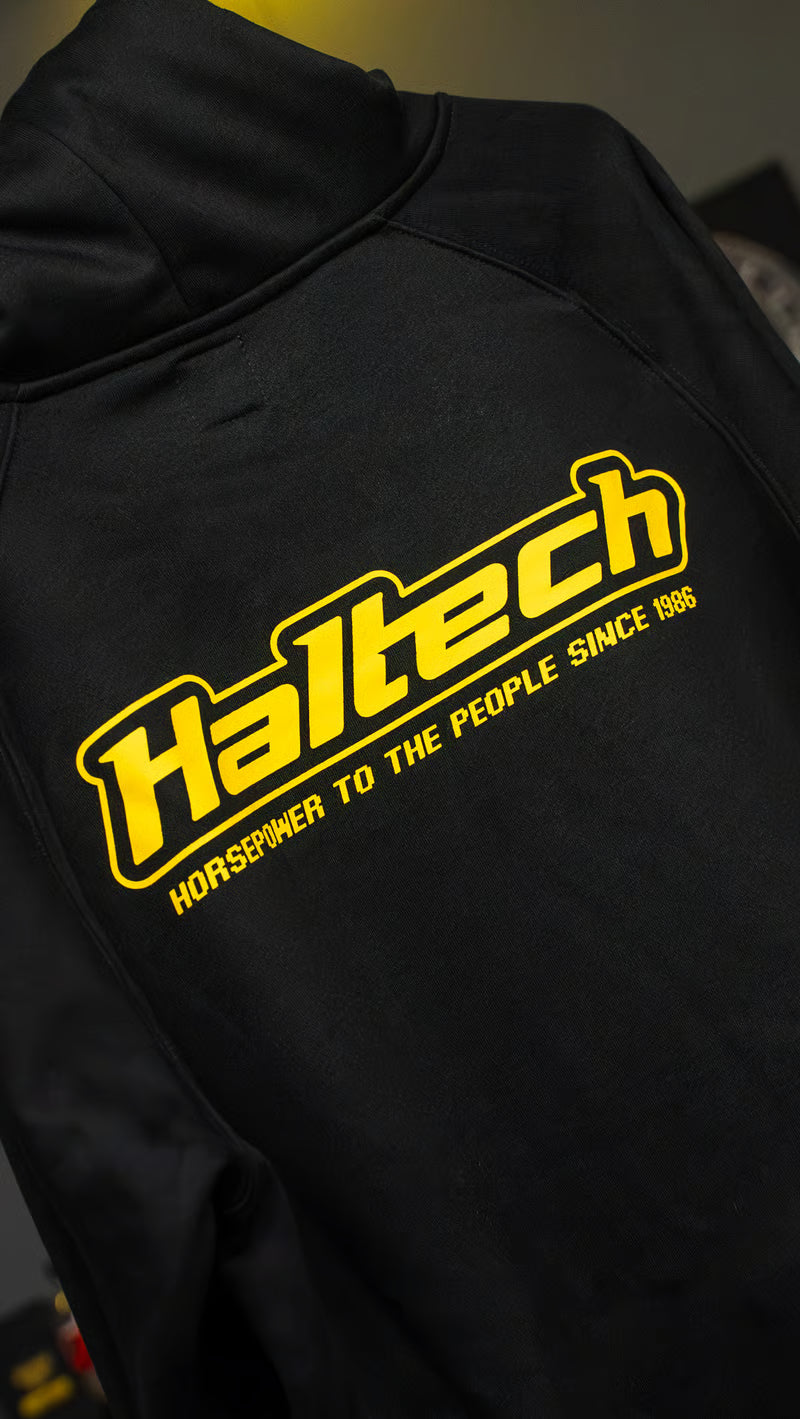 Haltech Classic Hoodie - Black & Yellow