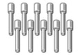 Haltech Plastic AMP Connector Waterproofing/Blanking Pins Only