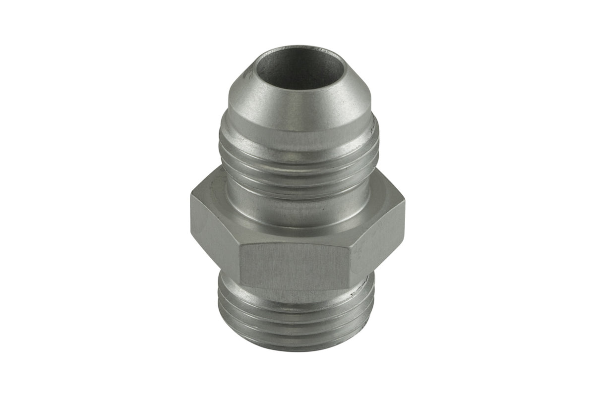 Fitting -8 AN Flare to -8 AN ORB Male Straight - Silver