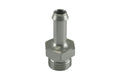 Fitting 8mm / 5/16" Hose End to -6 AN ORB Male Straight - Silver