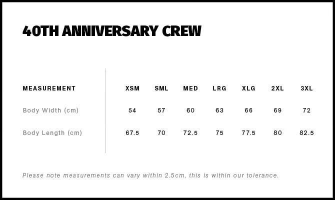 Haltech 40th Anniversary Crew Neck