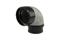 LockSleeve Turbo Adapter Compressor Outlet 2.50" to 90 Elbow Hose Barb 2.50"