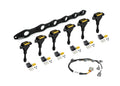 Haltech R35 Coil Bracket for Nissan RB20/25/26 includes bracket coils, connectors and harness