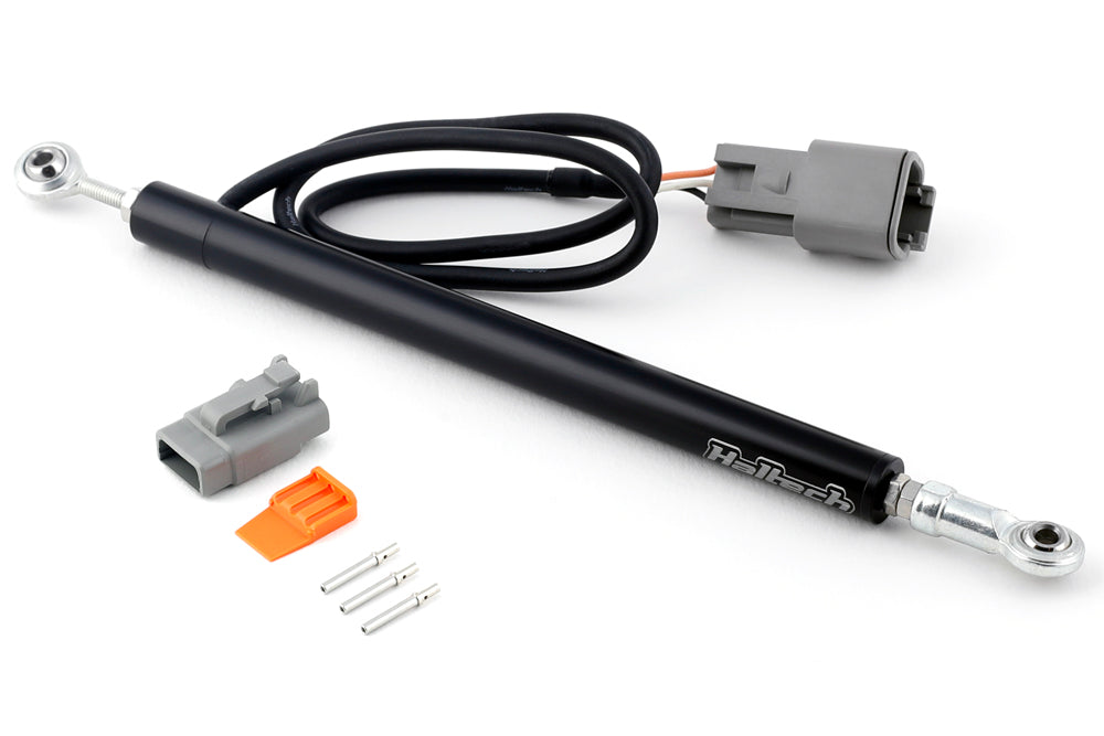 Haltech Linear Position Sensor - 1" - 250mm Travel Length: Between Mounting Holes (Closed) 377mm