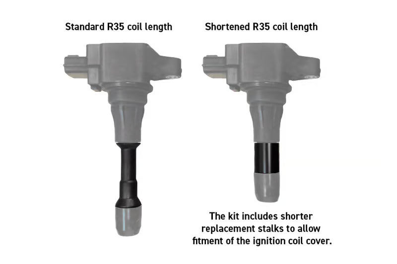 Haltech R35 Coil Bracket for Nissan RB20/25/26 includes bracket coils and connectors