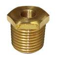 Haltech Adaptor - Brass 1/8"NPTF to 3/8"NPTF Length: 20mm