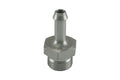Fitting 6mm / 1/4" Hose End to -6 AN ORB Male Straight - Silver