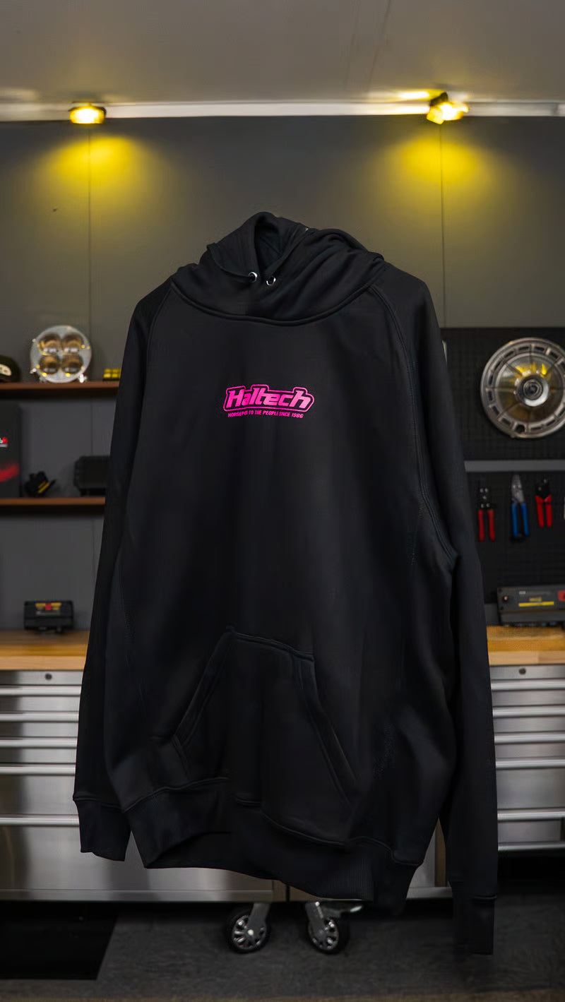 Haltech Classic Hoodie - Black & Pink