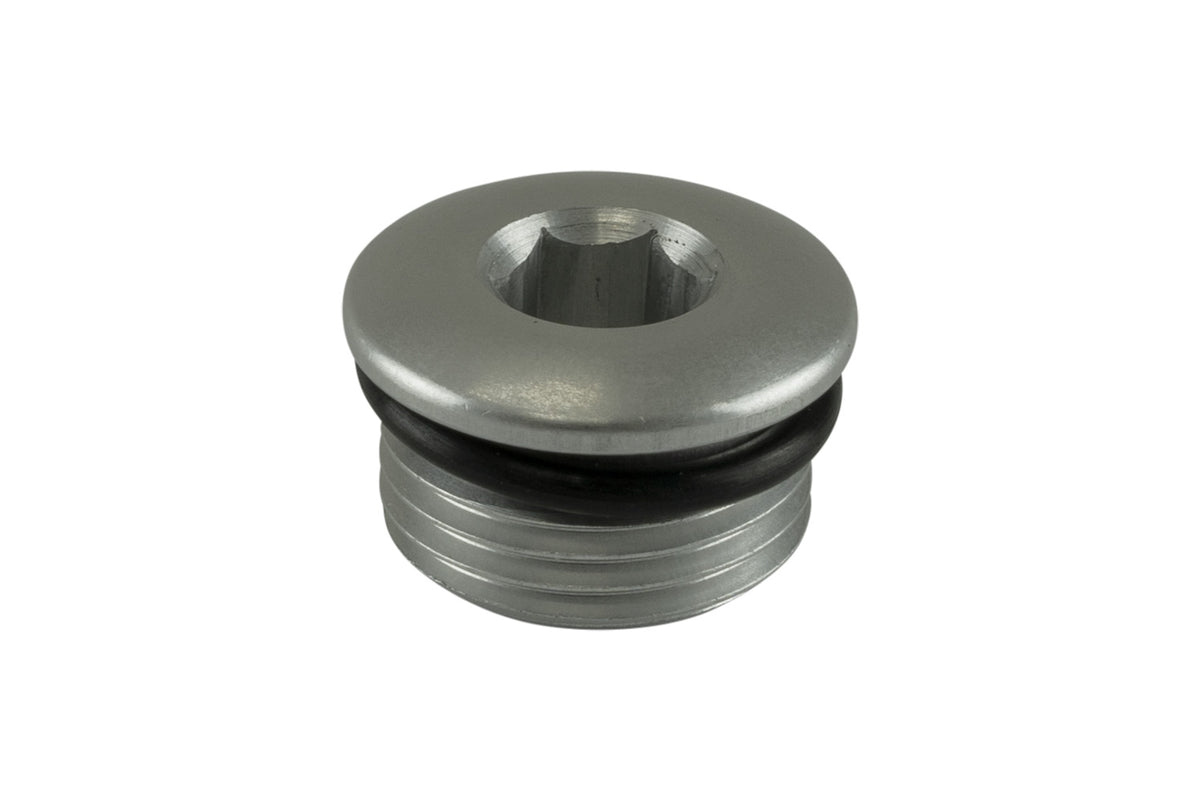 Fitting -8 AN ORB Blank - Silver