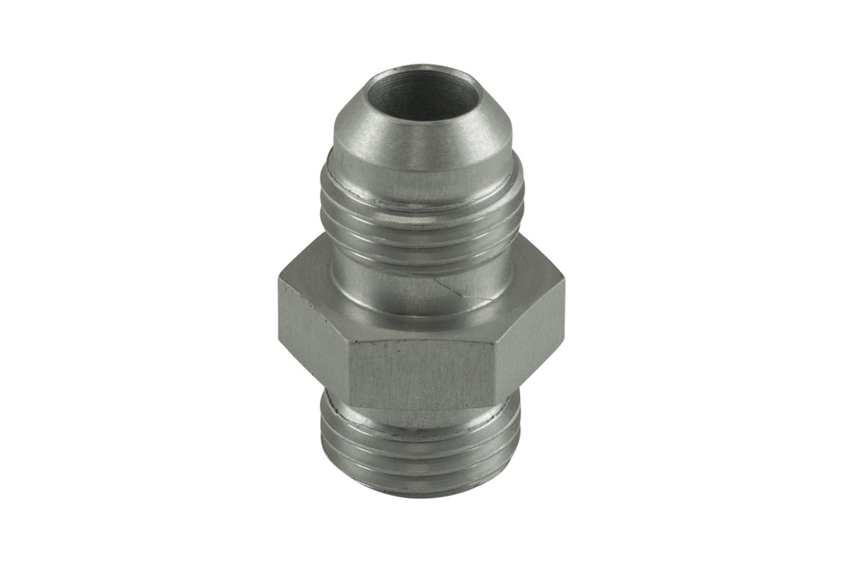 Fitting -6 AN Flare to -6 AN ORB Male Straight - Silver